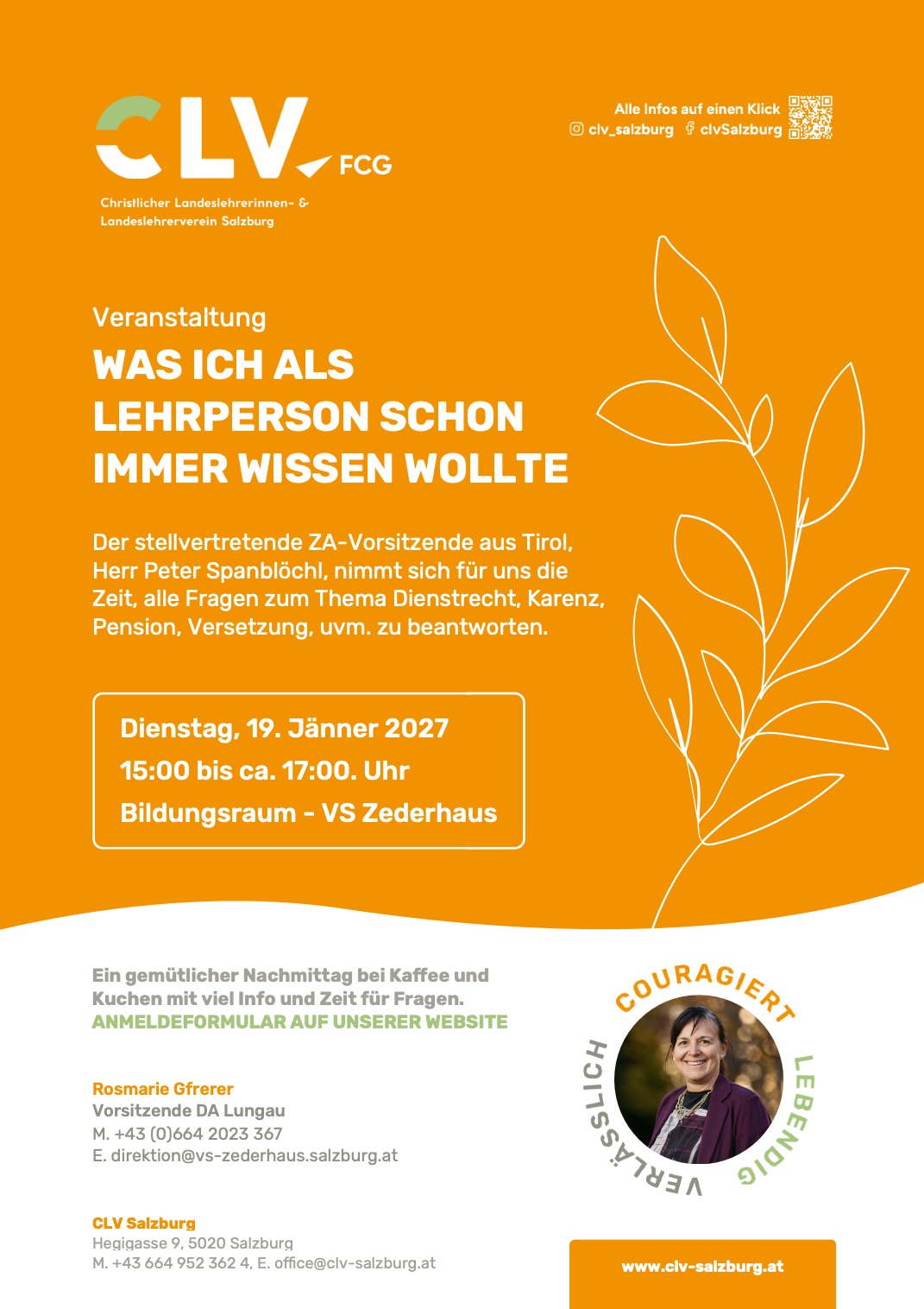 Plakat: Was ich als Lehrperson schon immer wissen wollte